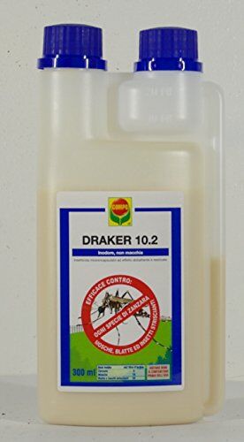 Compo Draker 10.2 Mosche e Zanzare, 300 ml, Bianco, 4x10.1x20 cm