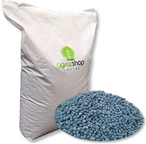 Agrarshop Blaudünger Universale 25 KG Blu Grana Fertilizzante per Prato Giardino Fertilizzante