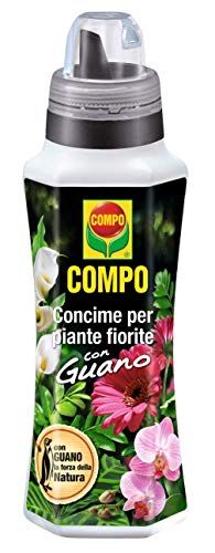 Compo Concime per Piante Fiorite, Con Guano, Per fiori rigogliosi, 1 l