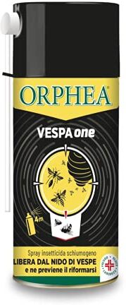 Orphea Vespa One, Spray Insetticida Schiumogeno, Libera Dal Nido Di Vespe E Ne Previene La Formazione, color Spray