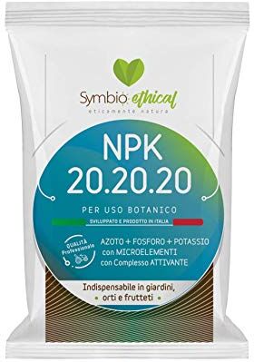 Symbioethical Fertilizzante Universale 1Kg. AZOTO FOSFORO POTASSIO con MICROELEMENTI e Complesso ATTIVANTE Made in Italy by Symbiagro