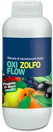 La zappa Fungicida liquido ad azione antiperonosporica "Oxi Zolfo Flow" per la difesa della vite ed ortaggi 1 kg