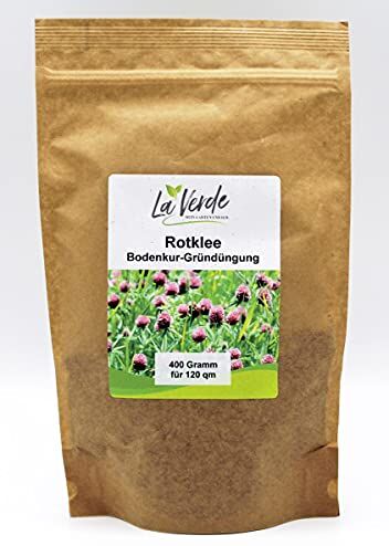 La Verde MEIN GARTEN UND ICH. quadrifoglio rosso, 400 g, fertilizzante per pavimento/fertilizzante verde