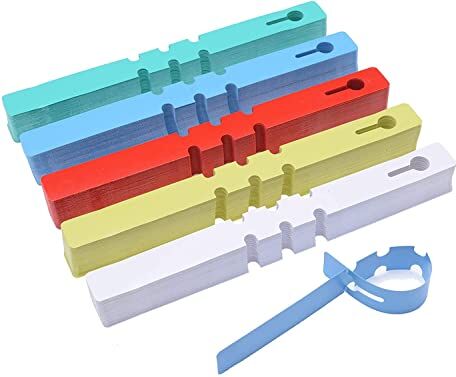 Juliyeh 240 etichette in plastica per piante, resistenti alle intemperie, in plastica, 2 x 21 cm, per piante