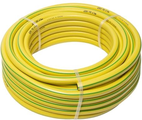 Werkapro Tubo per irrigazione rinforzato, Ø 15 mm, 150 g/m, 25 m, colore: Giallo