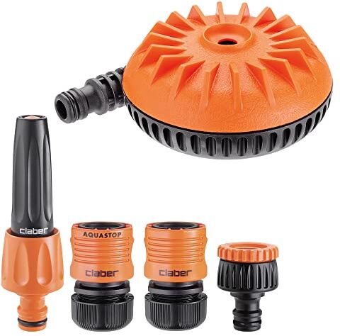 Claber Kit  8658 e 8802 irrigatore Turbospruzzo e starter kit 1/2