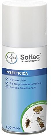 Bayer SOLFAC AUTOMATIC FORTE NF bombola, contro Insetti, 150ml