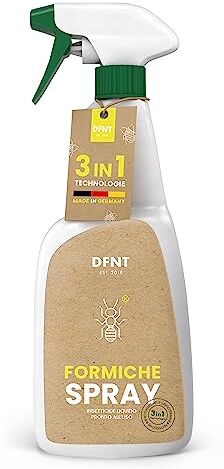 DFNT Spray anti formiche per casa e esterno  500 ml Insetticida inodore a base acquosa