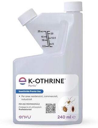 Bayer K-Othrine PARTIX 250 ML Insetticida Concentrato Contro Ragni blatte cimici