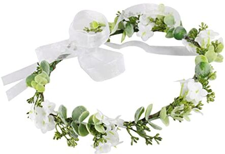 ESBANT 1pc matrimonio for cerchio fiori copricapo mare corona fascia fiore foglie ghirlande vacanza corona di capelli elegante artificiale la festa