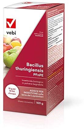 V Vebi Bacillus thuringiensis Vebi Insetticida biologico larve dei lepidotteri 100 g Pfnpe