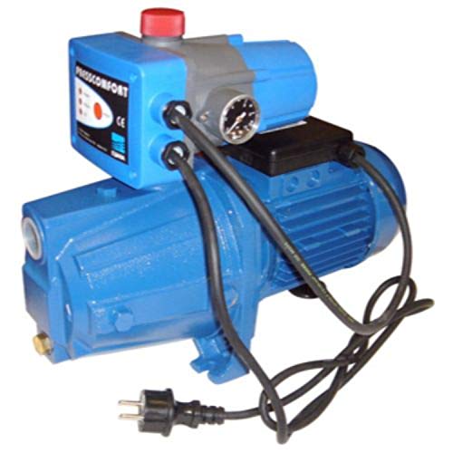 Ebara Gruppo di pressione domestica, serie Presscomfort, 1 pompa centrifuga autotraspirante orizzontale, modello AGA 1,50 MG monofase, 230 V, 0,75 kW 1 CV, colore blu (rif. )