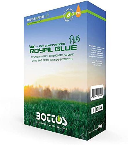 Bottos Royal , Sementi per tappeto erboso ideale per zone rustiche 1Kg