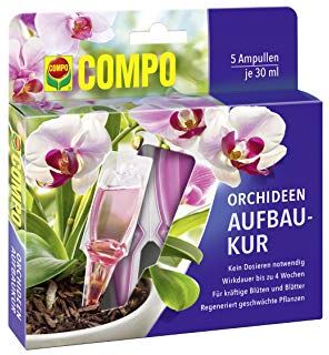 Compo Fertilizzante Liquido NPK 0,02 + 0,01 + 0,03, Lilla, 5 x 30 ml