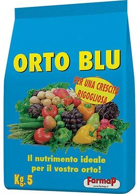 Viridex Concime granulare orto Blu rigogliosa vegetazione e fruttificazione della orticole