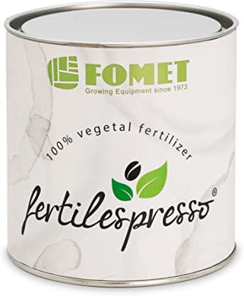 FOMET FERTILESPRESSO® BIO Fertilizzante costituito al 100% da pannelli di caffè ideale per concimazione di fiori e piante in vaso o da giardino