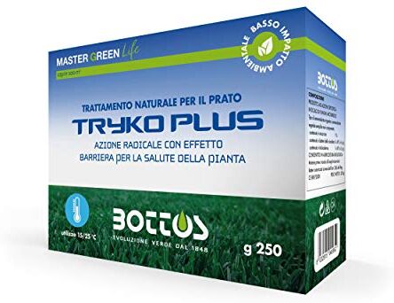 Bottos Tryco Plus 250 Gr Fungicida Fertilizzante Naturale per Prato Tappeto Erboso Giardino