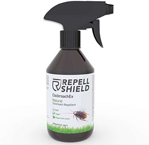 RepellShield ® Spray Anti Scarafaggi e Antiblatte per Interno 250ml Repellente Blatte Naturale Protezione Duratura Contro Tutti i Tipi di Scarafaggi Comoda Alternativa a Gel per Scarafaggi