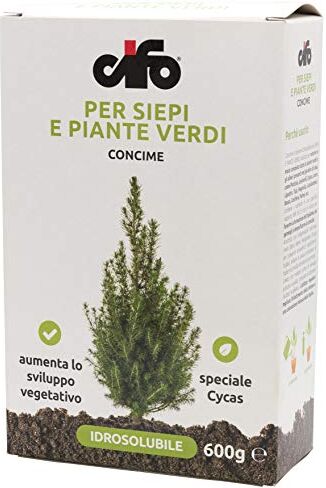 CIFO Concime idrosolubile per siepi e piante verdi 600 g