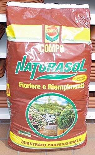 Compo NATURSOL" SUBSTRATO PROFESSIONALE PER FIORIERE E RIEMPIMENTI IN CONFEZIONE DA 70 LITRI