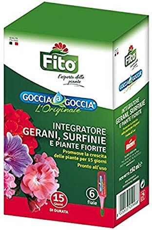 Fito Goccia A Goccia GERANI E Piante Fiorite, 8.1x5.6x14 cm