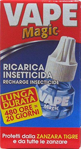 VAPE MAGIC Ricarica Insetticida Emanatore Elettrico 480 H 36 ML