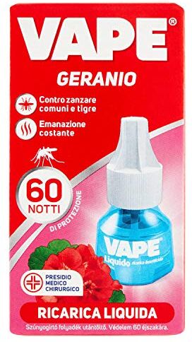 Vape RICARICA LIQUIDA PER INSETTICIDA ELETTRICO PROFUMATO