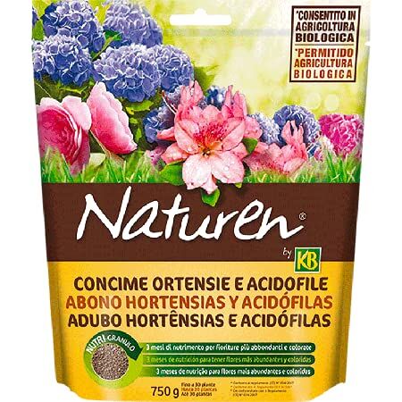 Generico Naturen Concime Nutrimento per Piante Ortensie e Acidofile 750 Gr in Granuli Naturale