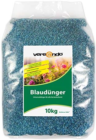 versando 10 kg di concime blu per circa 150 m² Concime universale per tutte le colture da giardino per tutto l'anno Concime NPK