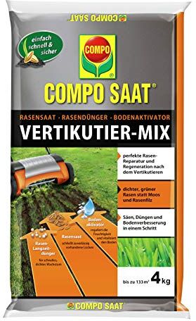 Compo Saat® Mix per scarificazione, Cura del Prato Perfettamente Coordinata, per Una Perfetta Riparazione del Prato e rigenerazione Dopo la scarificazione