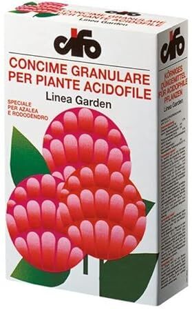 CIFO concime per piante Acidofile, 1 kg, fioriture rigogliose e durature, ideale per azalee, rododendri, camelie, ciclamini