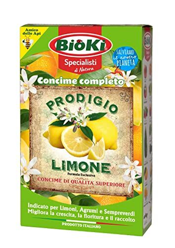 Bioki ®Prodigio Limone, Concime Organo Minerale specifico per piante di agrumi, limone, arancio, mandarino, ecc, ✅ 900 G