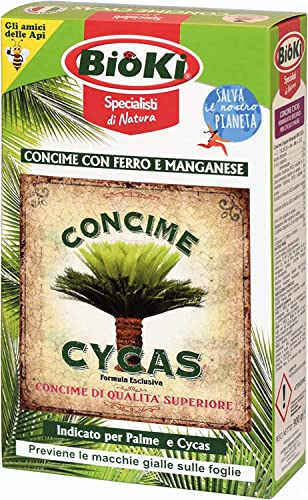 Bioki 🌴 Concime completo per cycas, prodotto ecocompatibile astuccio da 900 grammi