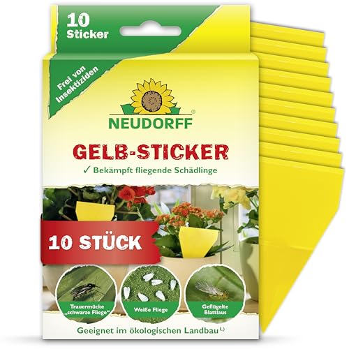 Neudorff 33433 Adesivi 10 Pezzi Colore: Giallo