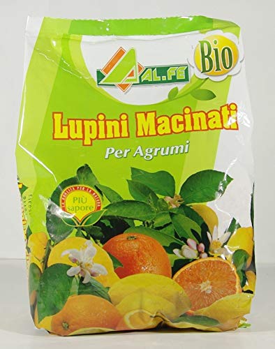 ALFE LUPINI MACINATI CONCIME BIOLOGICO E NATURALE CONFEZIONE DA 1 KG