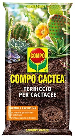 Compo CACTEA Terriccio per Cactacee, Per una crescita omogenea delle piante, 5 l