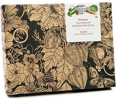 Magic Garden Seeds Rarità di ortaggi italiani set regalo di semi con 15 varietà aromatiche della cucina italiana