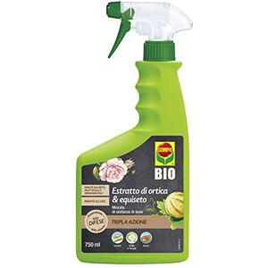Compo BIO Tripla Azione, Estratto di Ortica & Equiseto, Potenziatore delle Difese delle Piante nei confronti di Insetti, Acari e Funghi, Pronto all'Uso, 100% Naturale, 750 ml Compo BIO Tripla Azione, Estratto di Ortica & Equiseto, Potenziatore delle Difese delle Piante nei confronti di Insetti, Acari e Funghi, Pronto all'Uso, 100% Naturale, 750 ml
