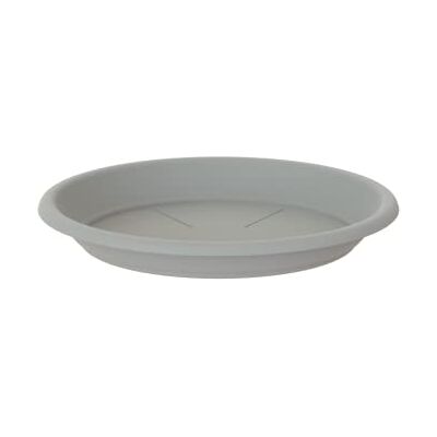 Artevasi Sottovaso Rotondo in plastica per Vaso, 55 cm, Colore: Grigio Chiaro Artevasi Sottovaso Rotondo in plastica per Vaso, 55 cm, Colore: Grigio Chiaro