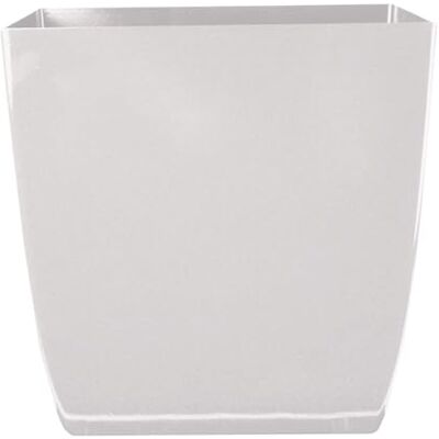 The HC Companies ASP08000P80 Vaso Quadrato, Bianco Lucido The HC Companies ASP08000P80 Vaso Quadrato, Bianco Lucido