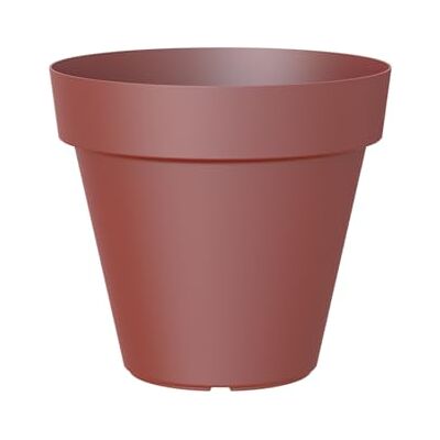 Artevasi Capri, Vaso Rotondo in plastica, 35 cm, Colore Rosso Scuro Artevasi Capri, Vaso Rotondo in plastica, 35 cm, Colore Rosso Scuro