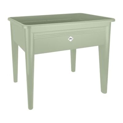 Elho Green Basics Grow Table Xxl 75cm Fioriera per Piante Stone Green Elho Green Basics Grow Table Xxl 75cm Fioriera per Piante Stone Green