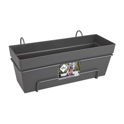 Elho Loft Urban Balconniere Allin1 50 Noir L 49 x B 27 x H 21 cm Balconextérieur 100% recyclé Elho Loft Urban Balconniere Allin1 50 Noir L 49 x B 27 x H 21 cm Balconextérieur 100% recyclé