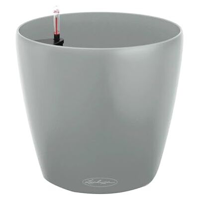 Lechuza Vaso per piante Classico Color ECO 60 grigio chiaro Vaso con sistema di irrigazione e indicatore del livello dell'acqua in 100% plastica riciclata superficie opaca Ø 60 x 55,5 cm Lechuza Vaso per piante Classico Color ECO 60 grigio chiaro Vaso con sistema di irrigazione e indicatore del livello dell'acqua in 100% plastica riciclata superficie opaca Ø 60 x 55,5 cm