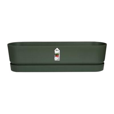 Elho Greenville Trough Long 70 Fioriera per Esterno Ø 69.0 x H 18.5 cm Leaf Green Elho Greenville Trough Long 70 Fioriera per Esterno Ø 69.0 x H 18.5 cm Leaf Green