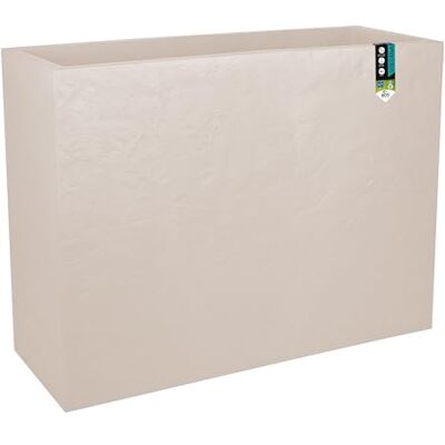 EDA Muret Loft XL Volcania 63 L Decorazione imitazione pietra Doppia parete Area di ritenzione idrica 99 x 29 x 78 cm Beige Calcareo EDA Muret Loft XL Volcania 63 L Decorazione imitazione pietra Doppia parete Area di ritenzione idrica 99 x 29 x 78 cm Beige Calcareo