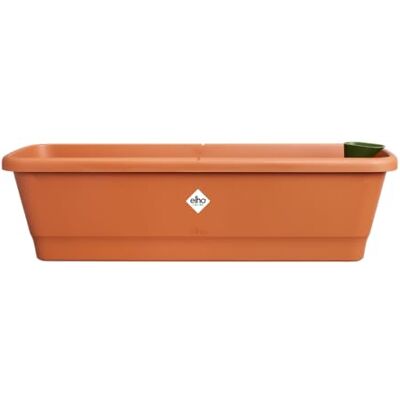 Elho noa balcony trough l Fioriera per Balcone Con Serbatoio d’Acqua Realizzato in Plastica 100% Riciclato Terra Elho noa balcony trough l Fioriera per Balcone Con Serbatoio d’Acqua Realizzato in Plastica 100% Riciclato Terra