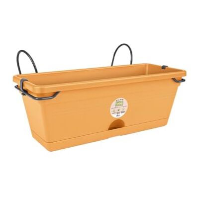 Elho Green Basics Trough Allin1 30 Fioriera per Balcone esterno Ø 29.5 x H 15.5 cm Mild Terra Elho Green Basics Trough Allin1 30 Fioriera per Balcone esterno Ø 29.5 x H 15.5 cm Mild Terra
