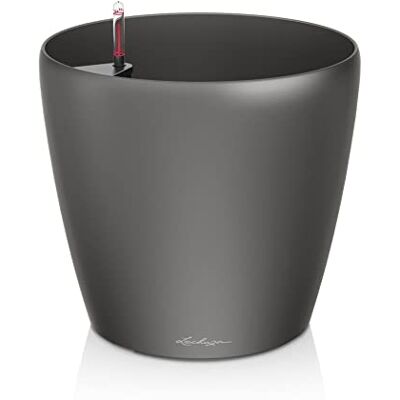 Lechuza VASO CLASSICO PREMIUM 60 Lucido Antracite metallizzato Lechuza VASO CLASSICO PREMIUM 60 Lucido Antracite metallizzato