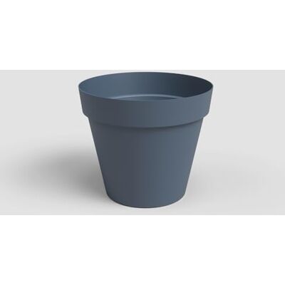 Artevasi Capri, Vaso di plastica da 40 cm, Colore Blu Ardesia Artevasi Capri, Vaso di plastica da 40 cm, Colore Blu Ardesia